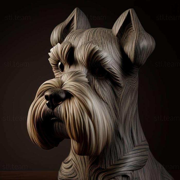 Zwergschnauzer dog